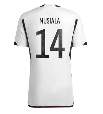 Tyskland Jamal Musiala #14 Replika Hjemmebanetrøje VM 2022 Kortærmet